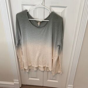Ombre Lightweight Long Sleeve Top